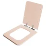 Assento Sanitário Laqueado Square Coral para vaso Incepa - 2