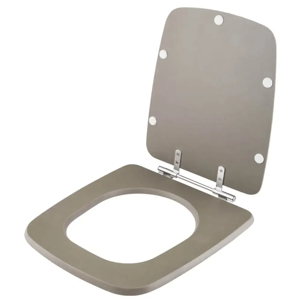 Assento Sanitário Boss Gris Cinza Fosco para vaso Incepa - 2