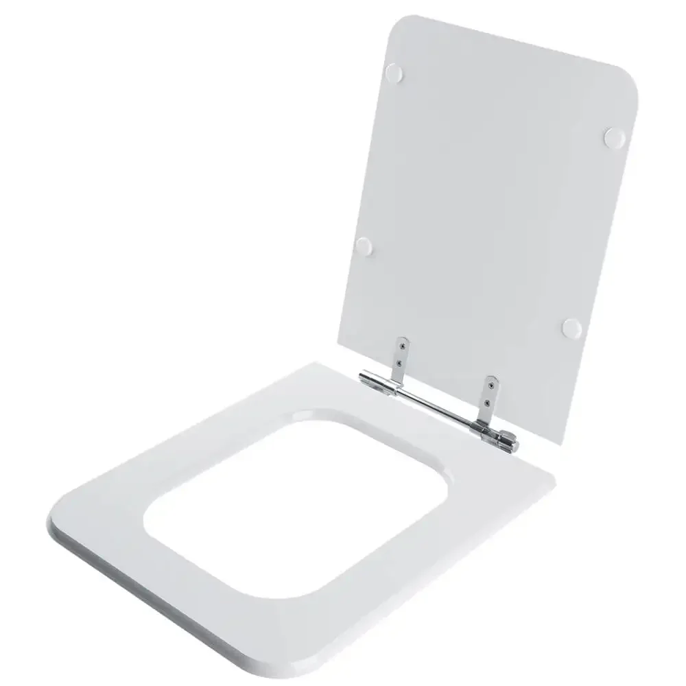 Tampa de Vaso Square Branco para bacia Incepa - 2