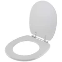 Ver imagem 2 de Assento Sanitário Eros Cinza Platina (Cinza Claro) Para Louça Incepa Laufen