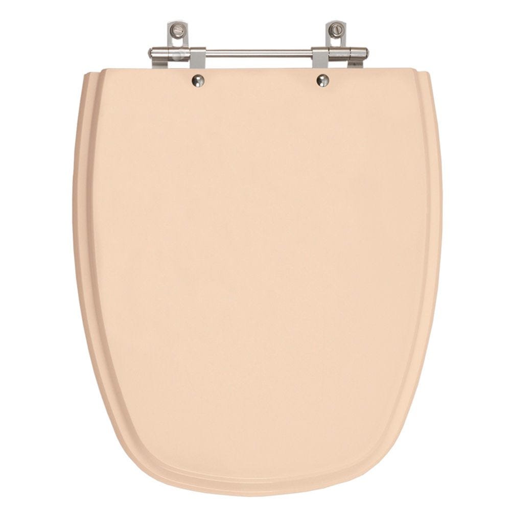 Assento Sanitário Monte Carlo Rosa Floral Para Louça Deca - 1