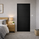 Ver imagem 1 de Porta Lambril Alumínio Preto 210x70 Lado Direito