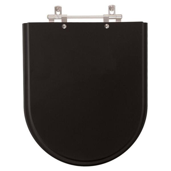 Assento Sanitário Belle Epoque Ébano (Preto) para vaso Deca - 1