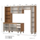 Ver imagem 4 de Cozinha Modulada Completa 6 Peças com Torre Quente 1 Forno e Paneleiro Venaly