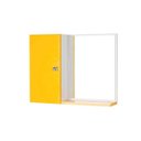Ver imagem 1 de Armário Para Banheiro Com Espelho Cor Branco e Amarelo