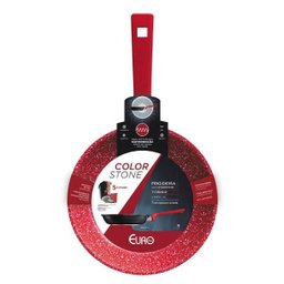 Frigideira Antiaderente ColorStone Titânio Fogão Indução Alumínio Livre de PFOA 24cm - Euro - 1