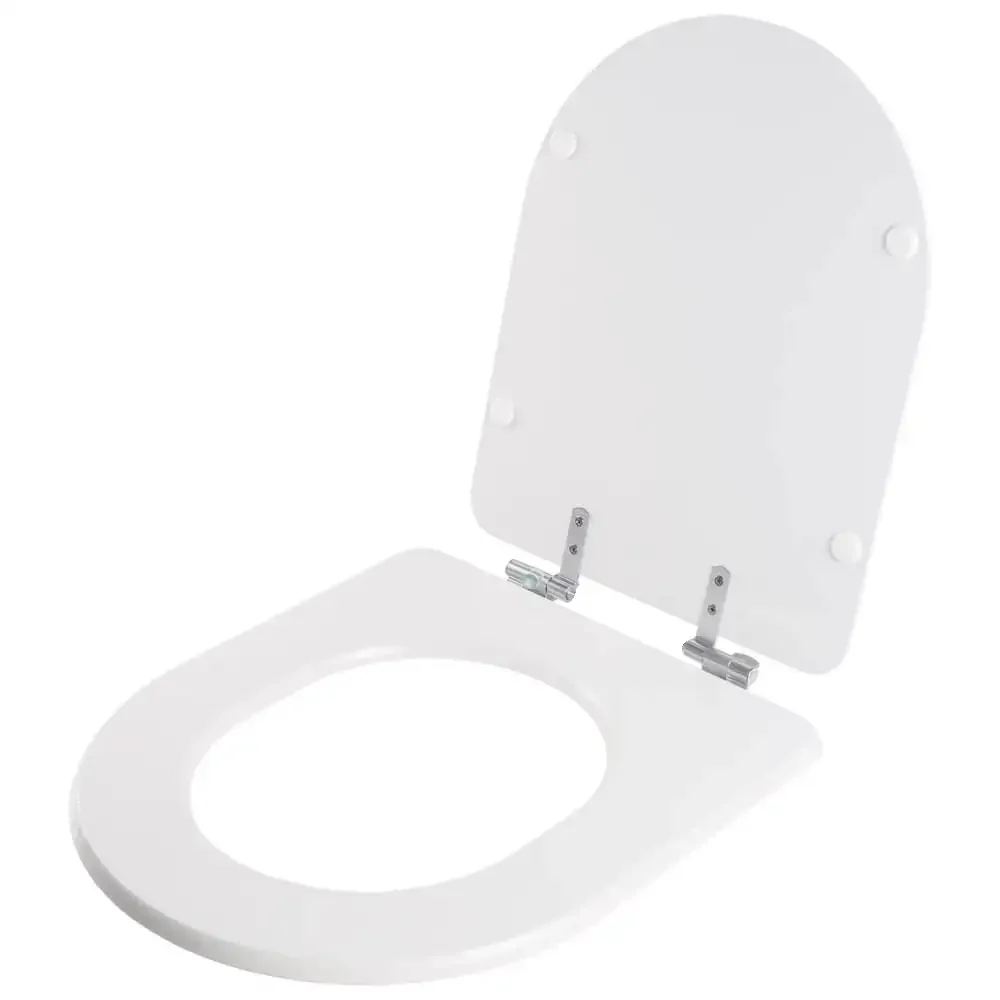 Tampa de Vaso Sanitário com Amortecedor Carrara Branco para Bacia Deca - 2