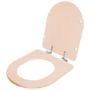 Ver imagem 2 de Tampa de Vaso Sanitário com Amortecedor Carrara Rosa Floral para bacia Deca