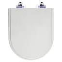 Ver imagem 2 de Assento Sanitário Fechamento Lento Belle Epoque Cinza Real para Vaso Deca