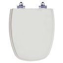 Ver imagem 1 de Assento Sanitário Fechamento Lento Monte Carlo Cinza Real (Cinza Claro) para Vaso Deca