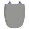 Assento Sanitário Fechamento Lento Monte Carlo Cinza Vip (Cinza Escuro) para Vaso Deca - 1