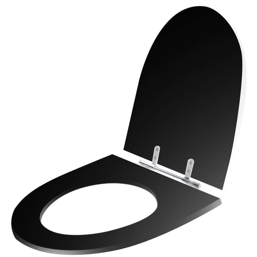 Assento Sanitário Studio Preto para vaso Incepa - 2