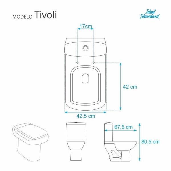 Assento Sanitário Tivoli Visone (Salmão) para vaso Ideal Standard - 2
