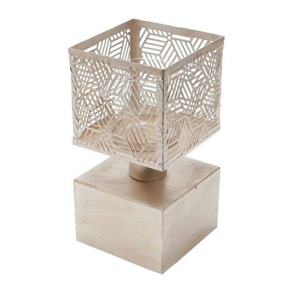 Castiçal de Zamac com Base Higher 13cmx13cmx30cm Rojemac - 1