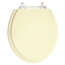 Ver imagem 1 de Assento Sanitário Convencional Oval Creme (bege) para vaso Deca