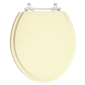 Assento Sanitário Convencional Oval Creme (bege) para vaso Deca