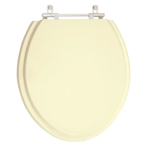 Assento Sanitário Convencional Oval Creme (bege) para vaso Deca