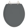 Assento Sanitário Convencional Oval Cinza Quartzo para vaso Ideal Standard - 1