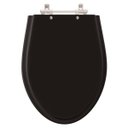 Ver imagem 1 de Assento Sanitário Absolute Preto para vaso Ideal Standard