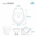 Ver imagem 2 de Assento Sanitário Avalon Cinza Quartzo para vaso Ideal Standard