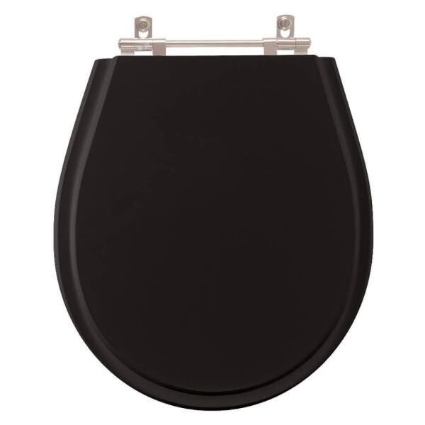 Assento Sanitário Avalon Preto para vaso Ideal Standard - 1