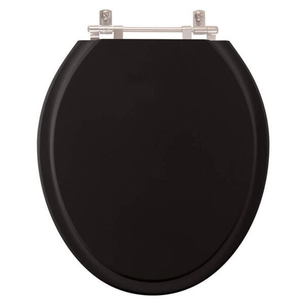 Assento Sanitário Azaléa Preto para vaso Celite - 1