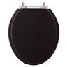 Assento Sanitário Azaléa Preto para vaso Celite - 1