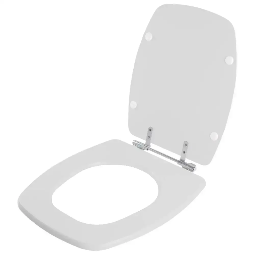 Assento Sanitário Laguna Cinza Prata para vaso Hervy - 2