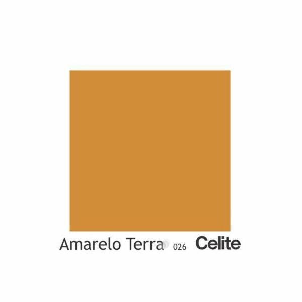 Assento Sanitário Convencional Oval Amarelo Terra para vaso Celite - 3