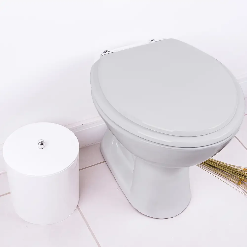 Assento Sanitário Saveiro Cinza Claro para vaso Celite - 6