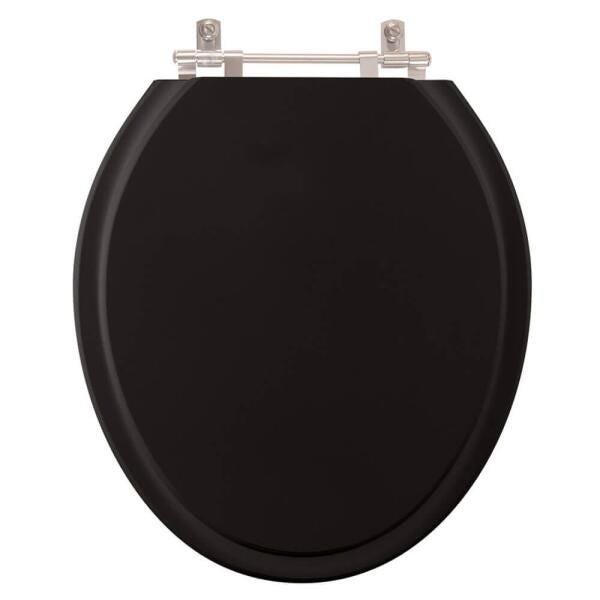 Assento Sanitário Saveiro Preto para vaso Celite - 1