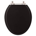 Ver imagem 1 de Assento Sanitário Saveiro Preto para vaso Celite