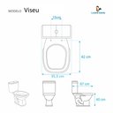 Ver imagem 3 de Assento Sanitário Viseu Branco Para Louça Luzarte