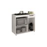 Balcão para Cooktop e Forno - Luna-Branco - CHF Móveis - 3