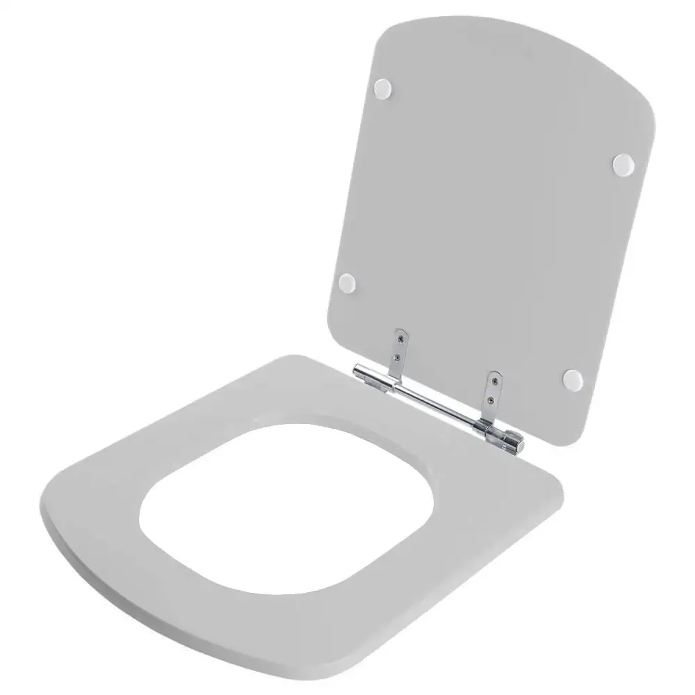Assento Sanitário Sanitário Bali Cinza Platina Para Bacia Incepa - 2
