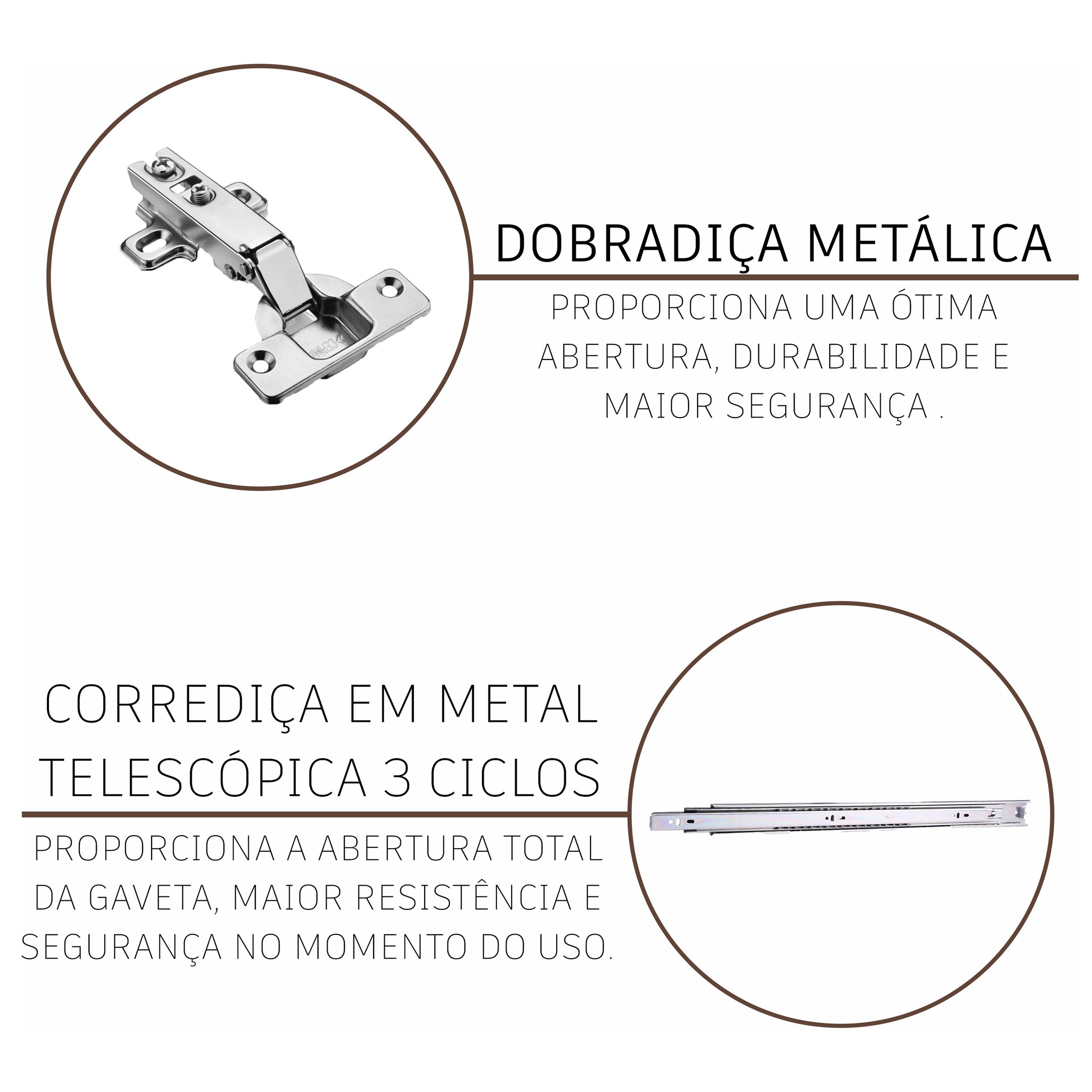 Cozinha Modulada Completa Fidelitá Paris 8 Peças 445cm 18 Portas 3 Gavetas com Tampo - 7