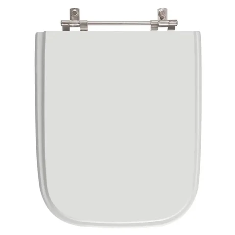 Tampa de Vaso Tivoli Sterling Silver (Cinza Claro) Para Bacia Ideal Standart