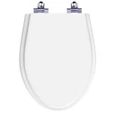 Ver imagem 1 de Assento Sanitário Fechamento Lento Absolute Branco para Vaso Ideal Standard