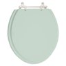 Assento Sanitário Oval Verde Água Para Louça Incepa - 1