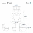 Ver imagem 3 de Assento Sanitário Dream Branco para vaso Deca