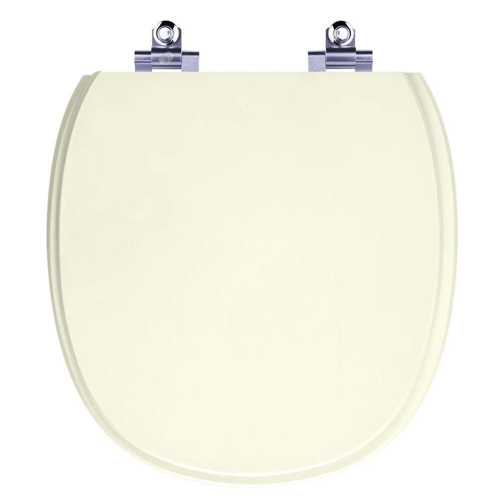 Assento Sanitário Fechamento Lento Village Creme para Vaso Deca - 1