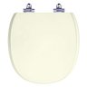 Assento Sanitário Fechamento Lento Village Creme para Vaso Deca - 1