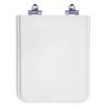 Tampa de Vaso Sanitário com Amortecedor Square Branco para Bacia Incepa Cidamar - 1