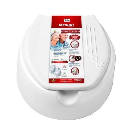 Tampa Para Vaso Elevada 13,5cm Para Idoso E Pos Cirurgico - 1