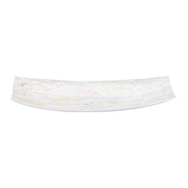 Centro de Mesa de Papel Mache Madrepérola 50cmx15cmx8cm Rojemac - 1