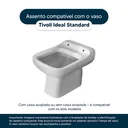 Ver imagem 4 de Assento Sanitário Tivoli Laranja para vaso Ideal Standard