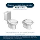 Ver imagem 4 de Assento Sanitário Windsor Creme para vaso Deca