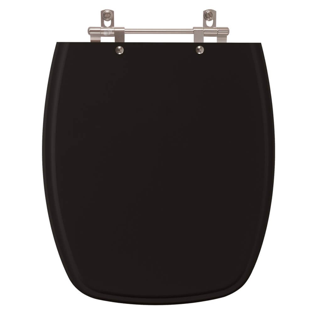 Assento Sanitário Viseu Preto Para Louça Luzarte - 1