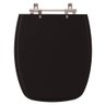 Assento Sanitário Viseu Preto Para Louça Luzarte - 1