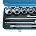 Ver imagem 2 de Jogo de Soquetes Sextavados e Acessórios de 22 À 50mm Encaixe de 3/4'' com 14 Peças - Gedore 017503